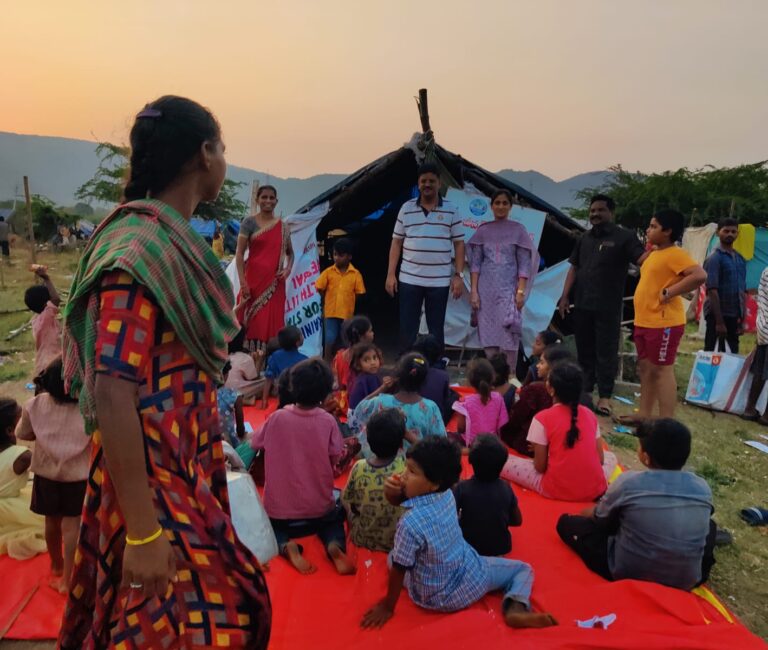 Rice Distribution to the Poor